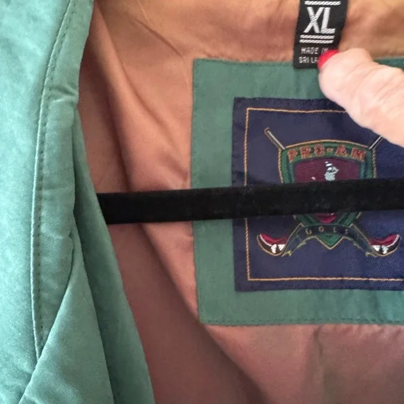 Pro Am Golf Windbreaker, XL, Masters Green, zip front with collar NWOT - Picture 11 of 12